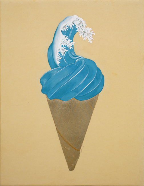 Sweet Moment 2020-Wave ice cream blue